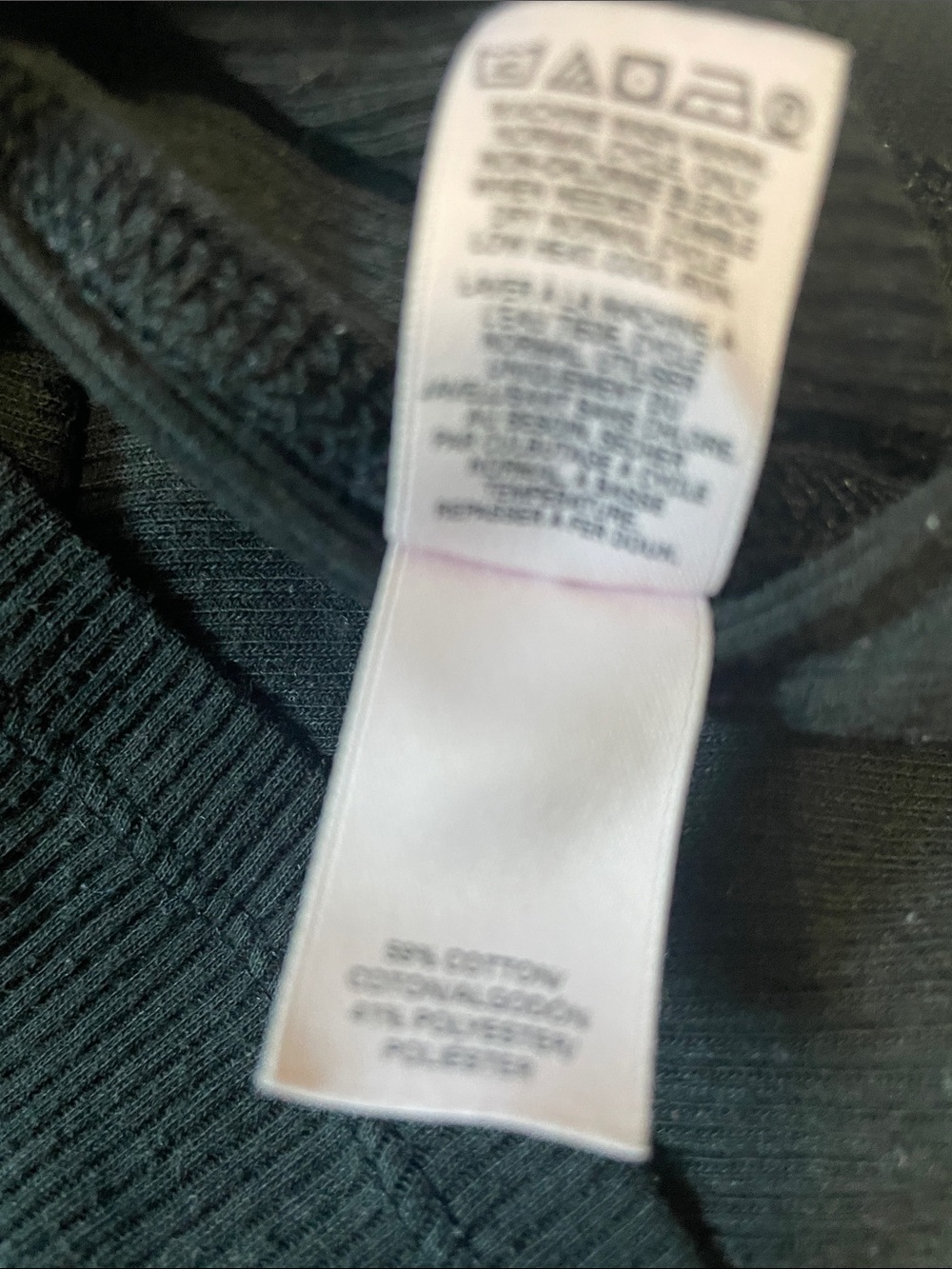 Victoria's Secret Black Long-Sleeve Sleep Henley Medium - Picture 6 of 14